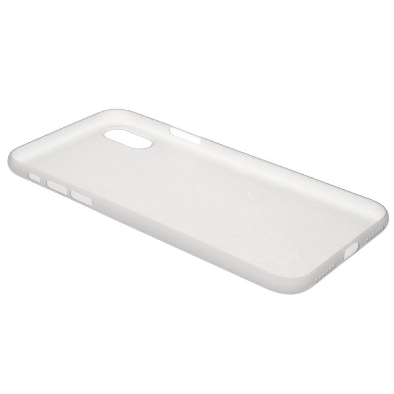 Skal iPhone X Svart Ultrafin Matt