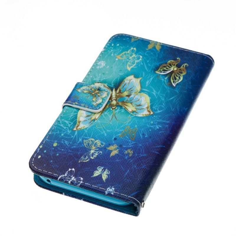 Fodral Samsung Galaxy A5 2017 Gyllene Fjärilar