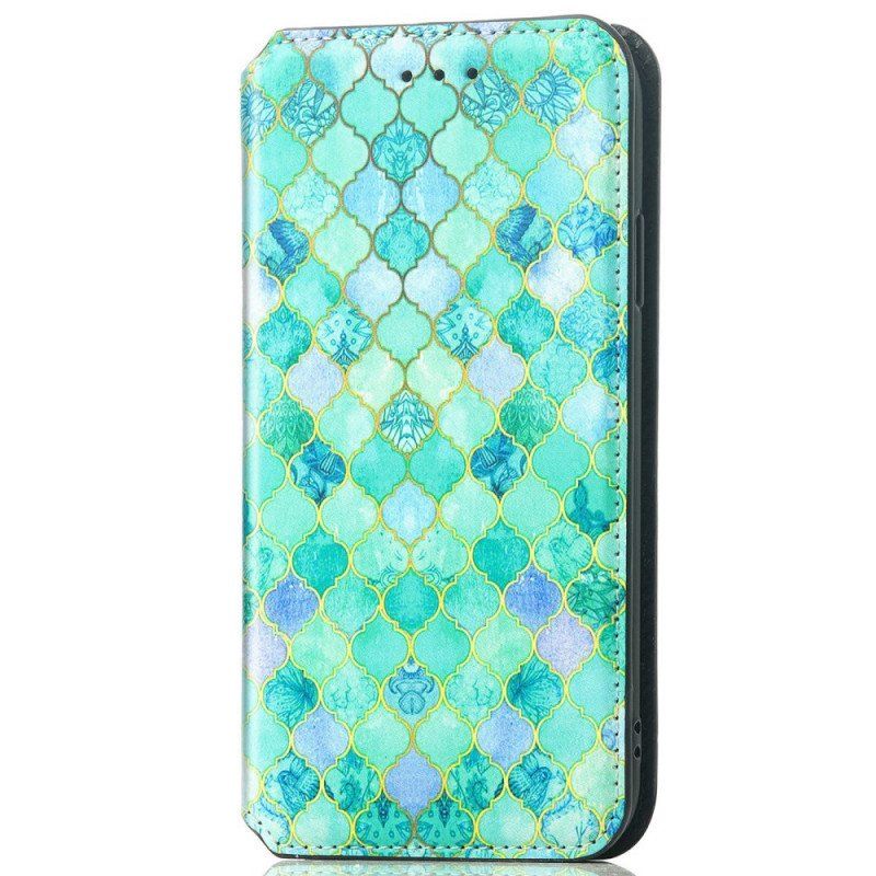 Folio-fodral Xiaomi Redmi Note 11 / 11S Läderfodral Caseneo Rfid-design