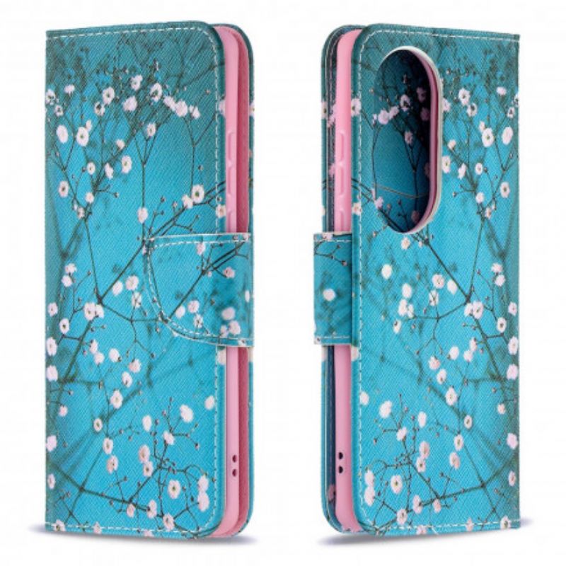 Fodral För Huawei P50 Pro Blommande Träd