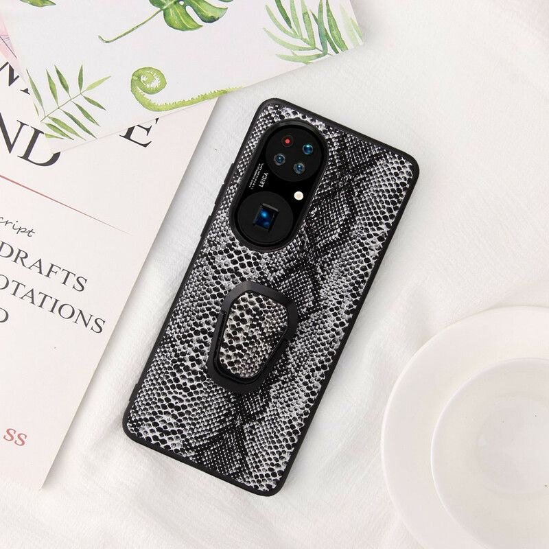 Skal För Huawei P50 Pro Snake Style Ring-hållare