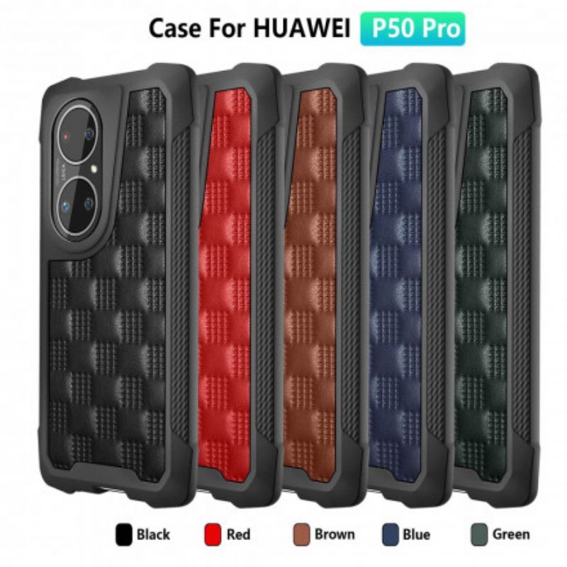 Skal Huawei P50 Pro Quiltade Förstärkta Hörn