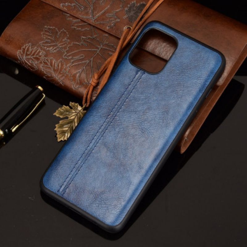 Skal Moto G100 Couture Lädereffekt
