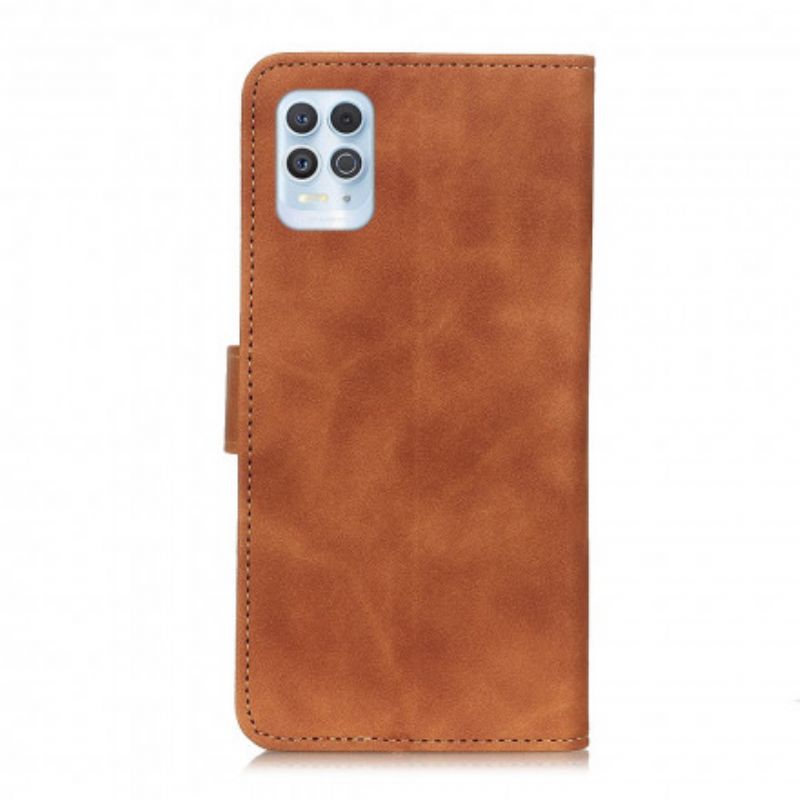Skyddsfodral Moto G100 Vintage Khazneh Lädereffekt