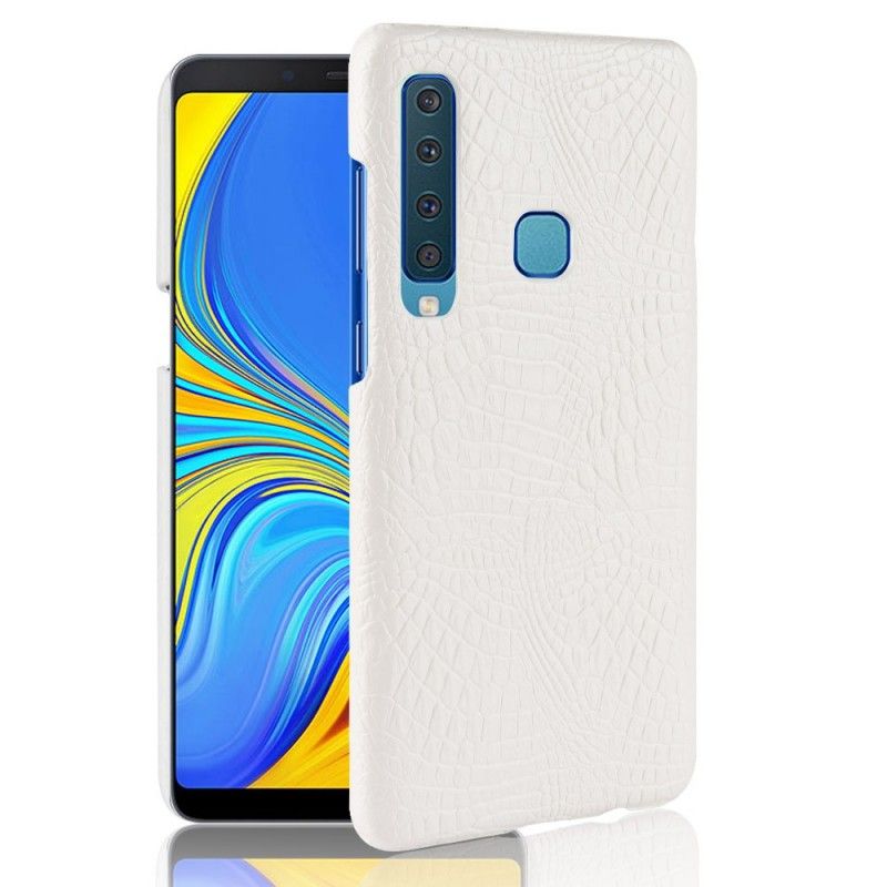 Skal för Samsung Galaxy A9 Vit Krokodilhudeffekt