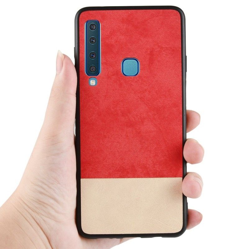Skal Samsung Galaxy A9 Grå Tvåfärgat Konstläder