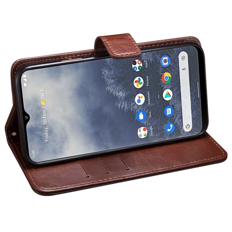 Fodral Asus Zenfone 10 Idewei Retro Konstläder