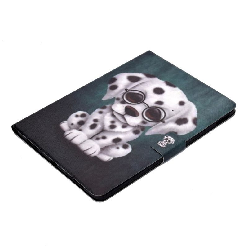 Läderfodral iPad Air 10.9" (2020) Mobilskal Hund Med Glasögon