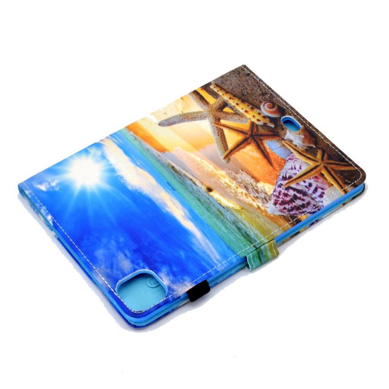 Läderfodral iPad Air 10.9" (2020) Mörkblå Drömstranden