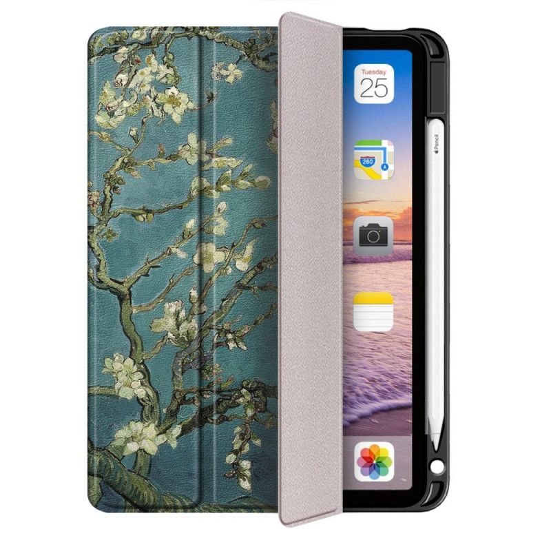 Smart Fodral iPad Air 10.9" (2020) Blommande Grenar Med Pennahållare