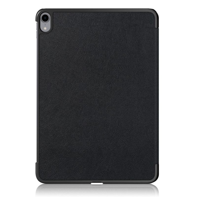 Smart Fodral iPad Air 10.9" (2020) Svart Lychee Imiterat Läder