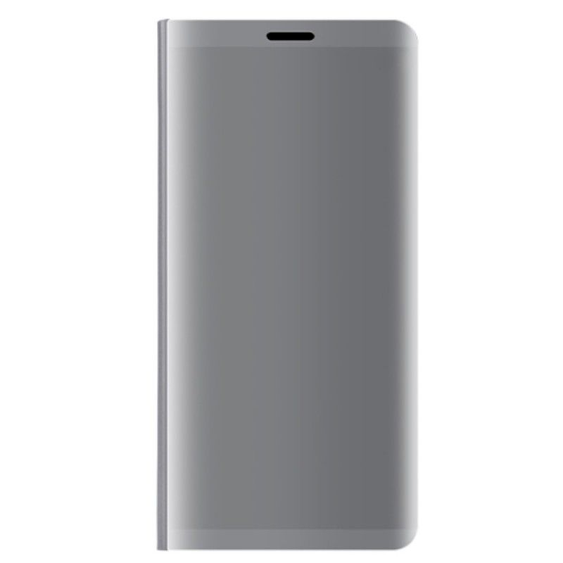 Folio-fodral Huawei Mate 10 Pro Svart Spegel Och Lädereffekt