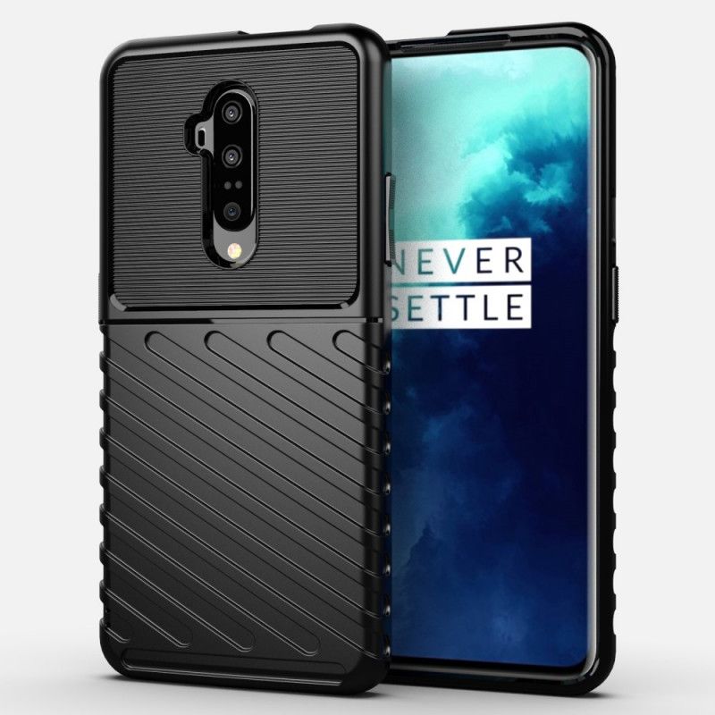 Skal för OnePlus 7T Pro Svart Åskserie