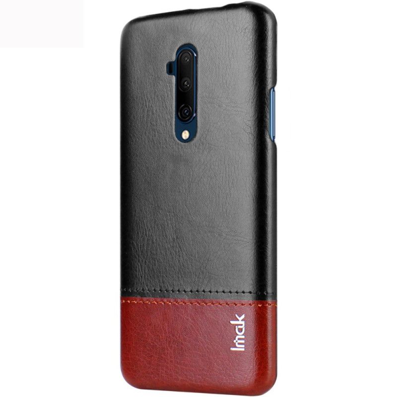 Skal för OnePlus 7T Pro Svart Imak Ruiyi-Serien Lädereffekt