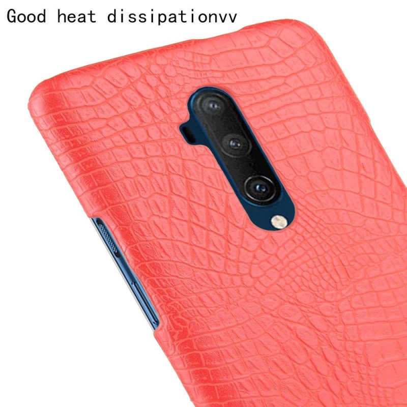 Skal OnePlus 7T Pro Svart Krokodilhudeffekt
