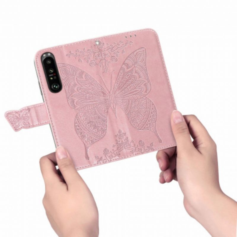 Fodral För Sony Xperia 1 Iii Halvfjärilar