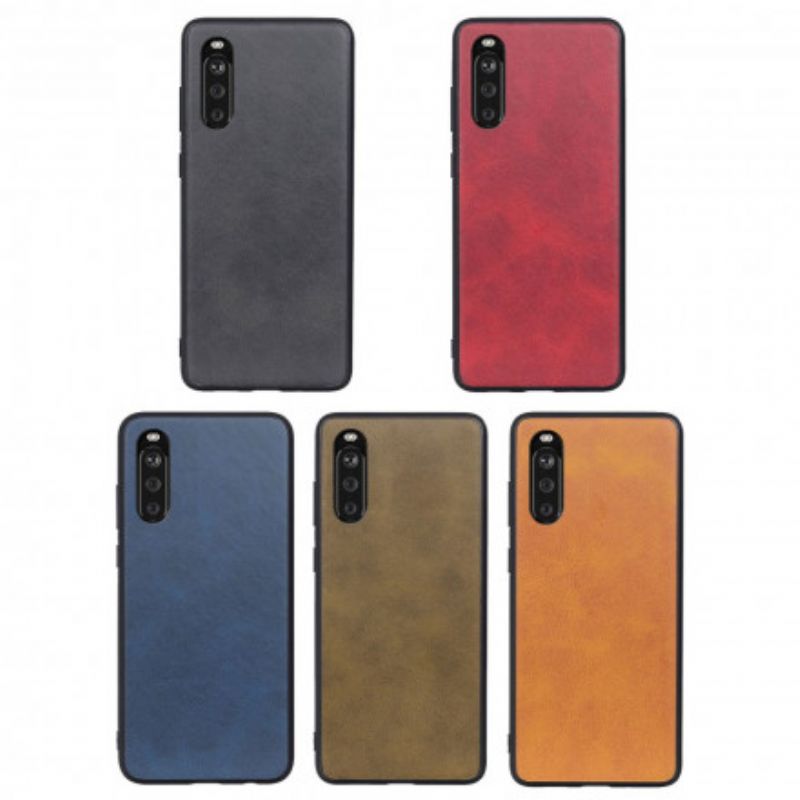 Skal Sony Xperia 1 Iii Lädereffekt