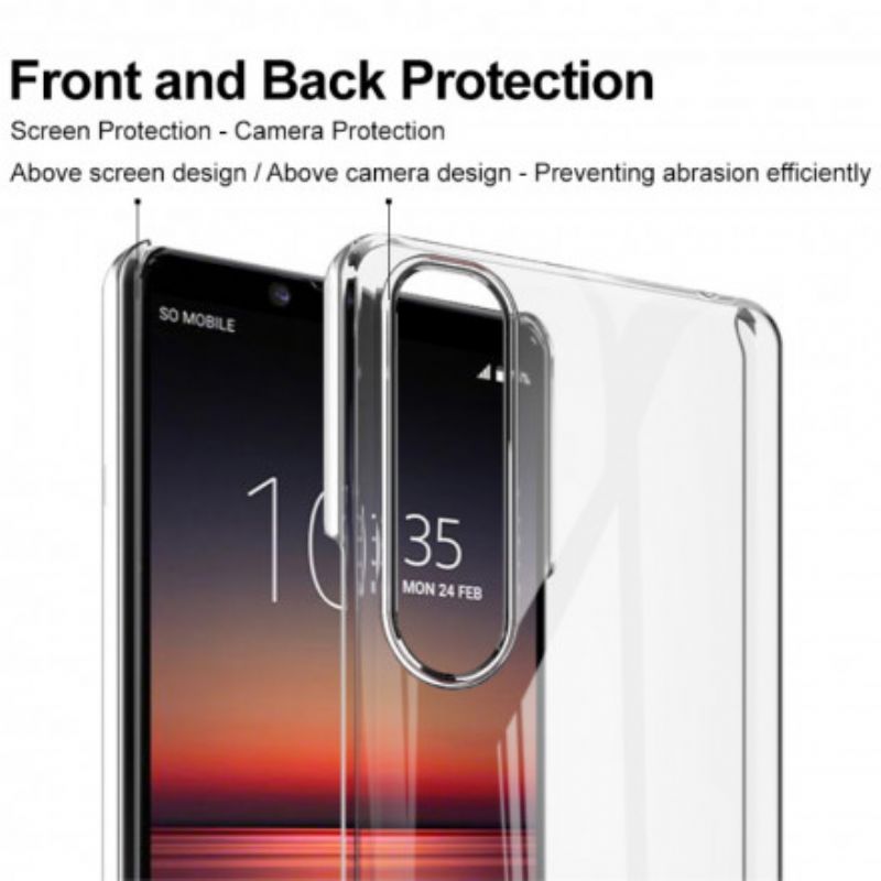 Skal Sony Xperia 1 Iii Telefonfodral Imak Transparent Crystal
