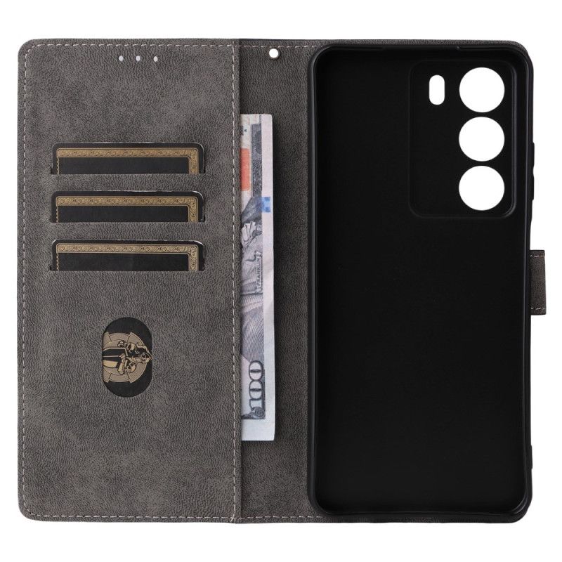 Fodral Realme 14x 5g Konstläder Med Rfid-skydd