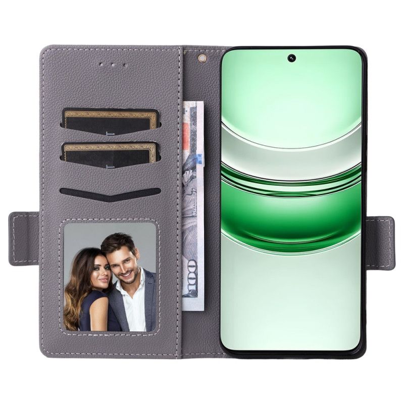 Fodral Realme 14x 5g Litchitextur Med Snodd