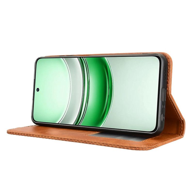 Folio-fodral För Realme 14x 5g Vintagekant