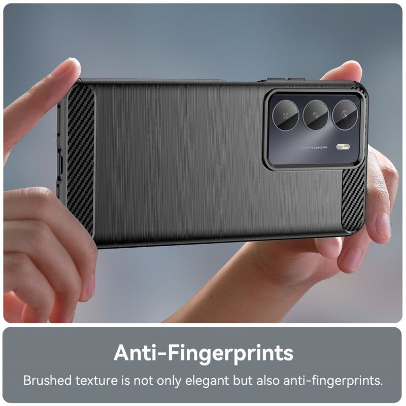 Skal Realme 14x 5g Borstad Kolfiber