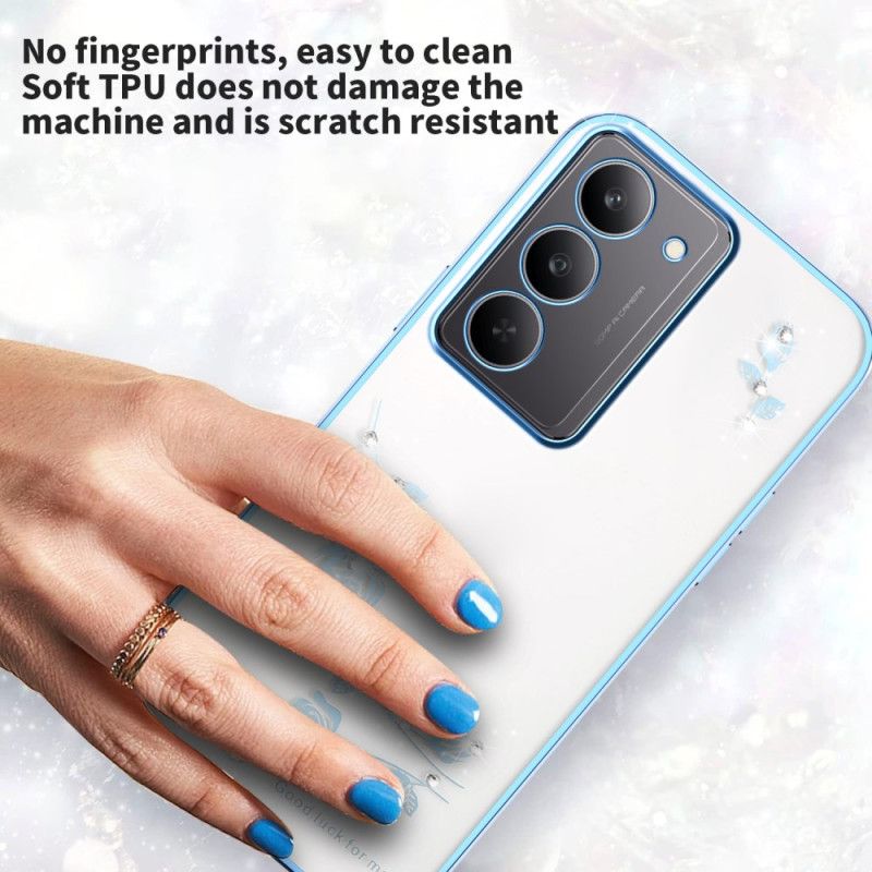 Skal Realme 14x 5g Kadem Blomsterdekorationer Och Strass