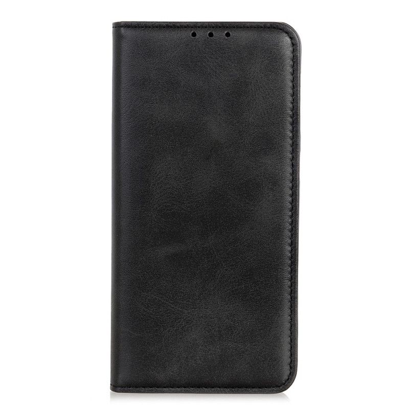 Folio-fodral för Xiaomi Redmi Note 9 5G / Note 9T 5G Svart Elegant Split Läder