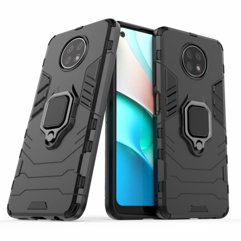 Skal Xiaomi Redmi Note 9 5G / Note 9T 5G Svart Resistent Ring