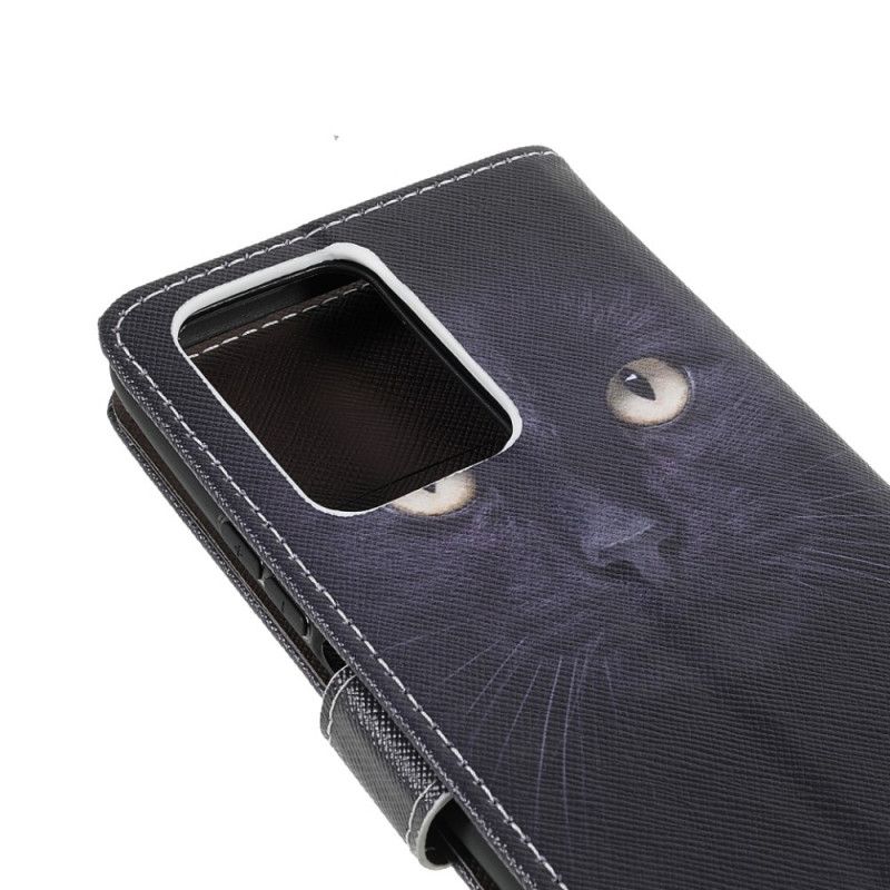 Fodral Xiaomi Mi 11t / 11t Pro Black Strappy Cat Eyes