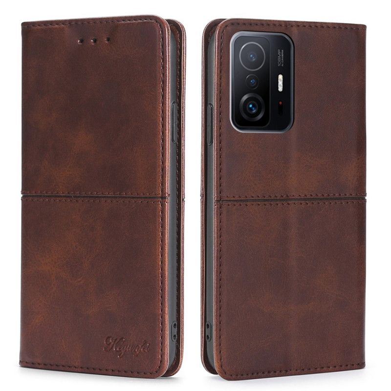 Folio-fodral Xiaomi Mi 11t / 11t Pro Stil Lädercouture