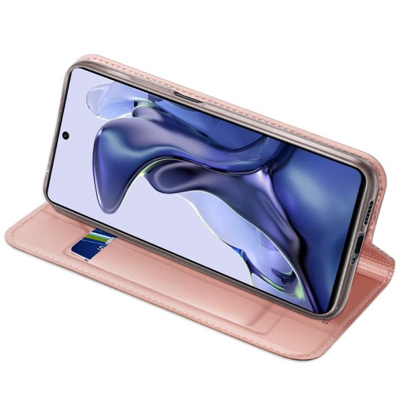 Folio-fodral Xiaomi Mi 11t / 11t Pro Telefonfodral Skin Pro Dux Ducis