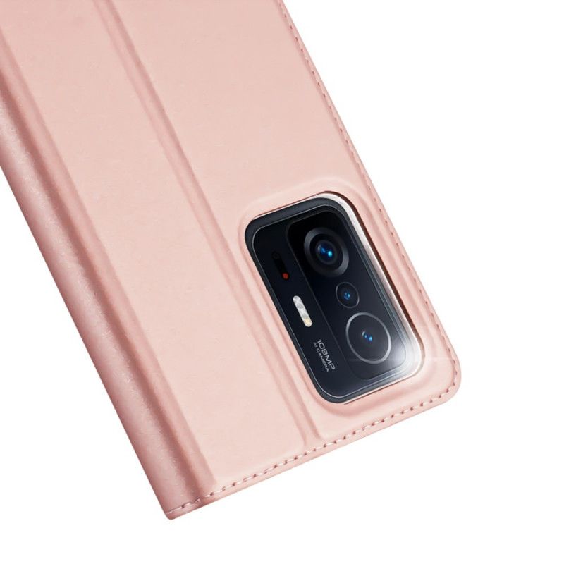 Folio-fodral Xiaomi Mi 11t / 11t Pro Telefonfodral Skin Pro Dux Ducis