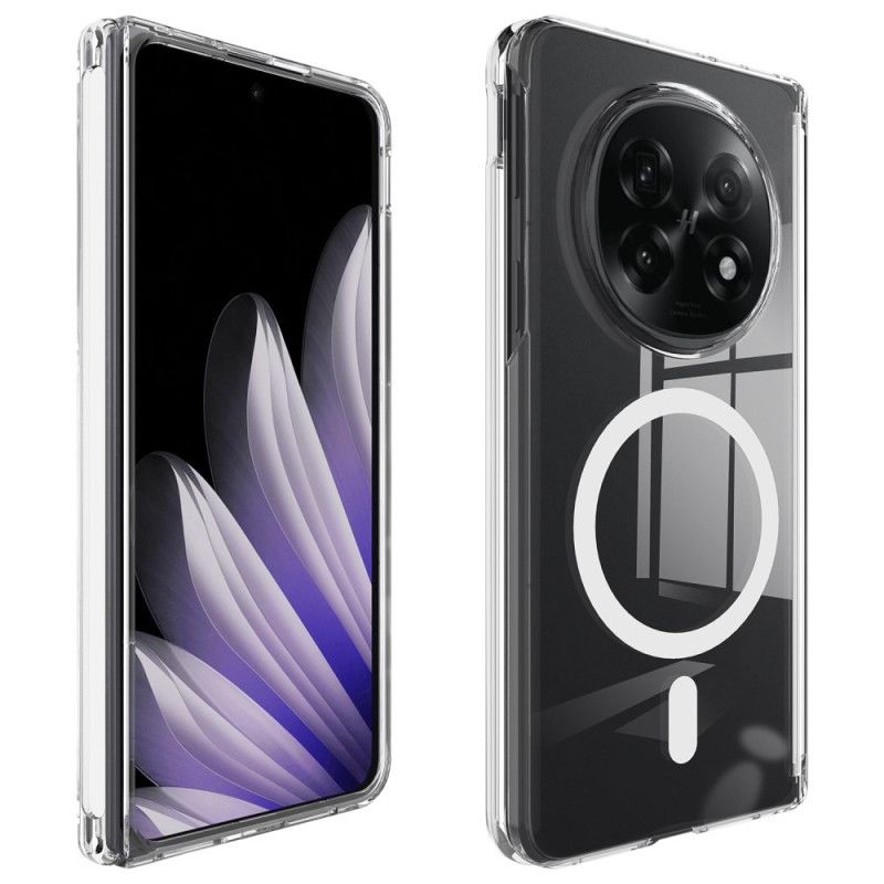 Skal Oppo Find N5 Telefonfodral Magnetisk Genomskinlig