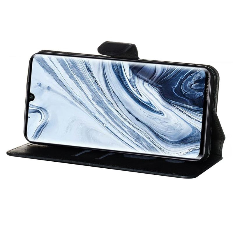 Fodral för Xiaomi Mi Note 10 / 10 Pro Svart Med Rundad Klaff