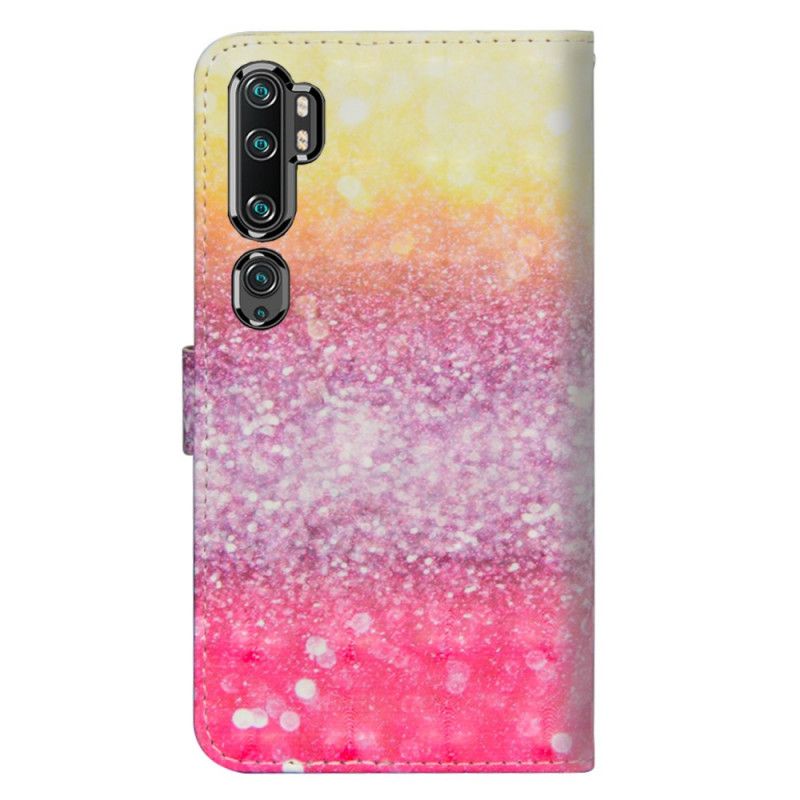 Fodral Xiaomi Mi Note 10 / 10 Pro Magenta Glittergradient