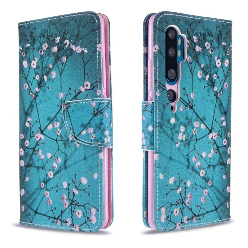Läderskal Xiaomi Mi Note 10 / 10 Pro Blommande Träd