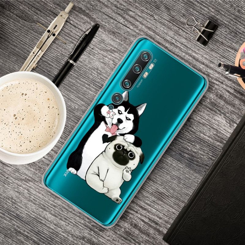 Skal Xiaomi Mi Note 10 / 10 Pro Mobilskal Roliga Hundar