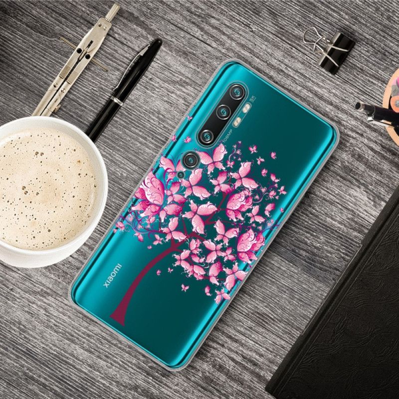 Skal Xiaomi Mi Note 10 / 10 Pro Mobilskal Rosa Trädtopp