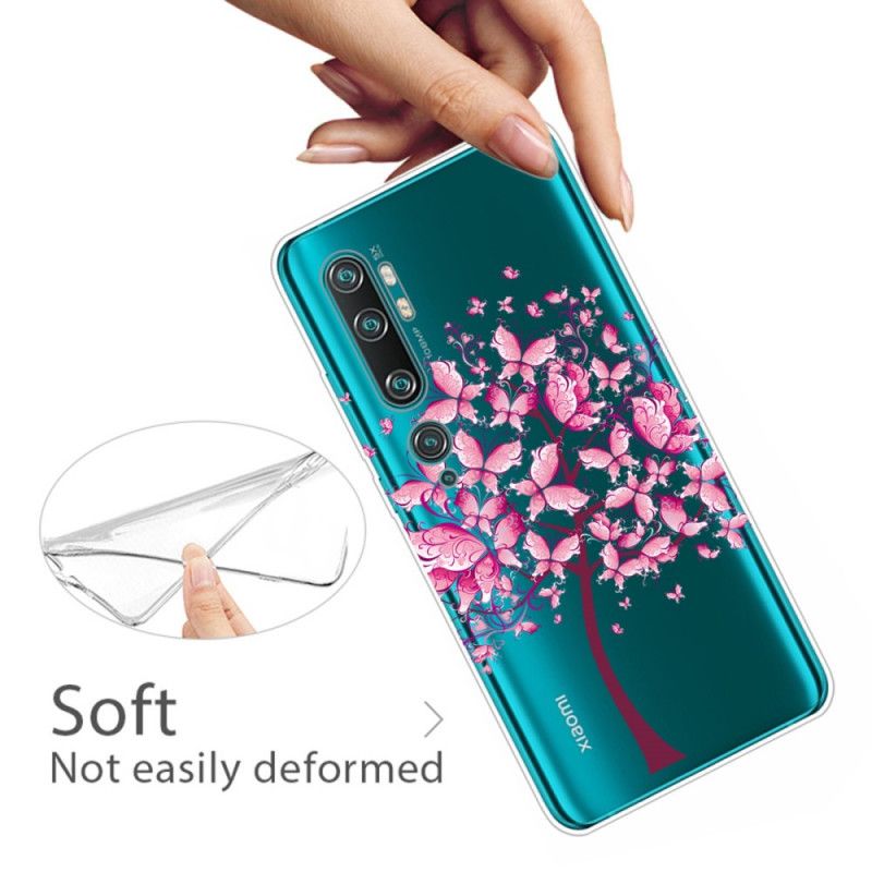 Skal Xiaomi Mi Note 10 / 10 Pro Mobilskal Rosa Trädtopp