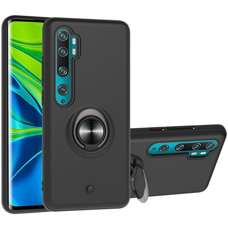 Skal Xiaomi Mi Note 10 / 10 Pro Svart Avtagbar Med Ring
