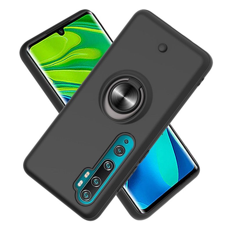 Skal Xiaomi Mi Note 10 / 10 Pro Svart Avtagbar Med Ring