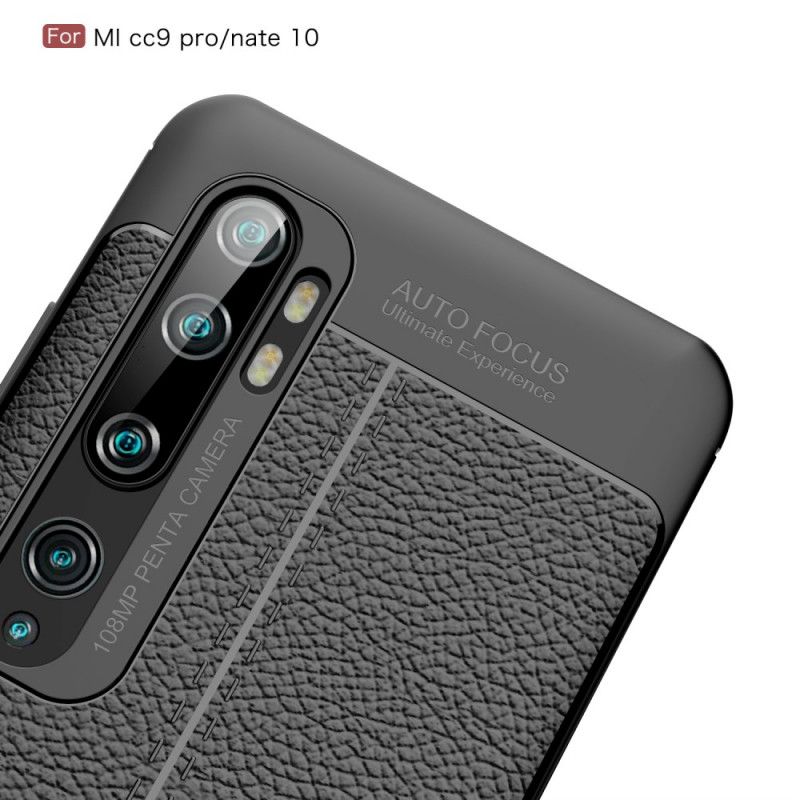 Skal Xiaomi Mi Note 10 / 10 Pro Svart Dubbelt Linjär Lächeffekt
