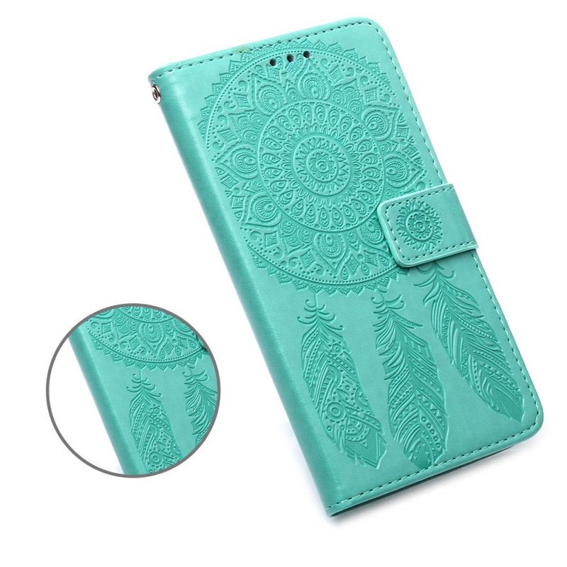 Läderfodral Xiaomi Mi 11 Svart Drömfångare Av Lädereffekt