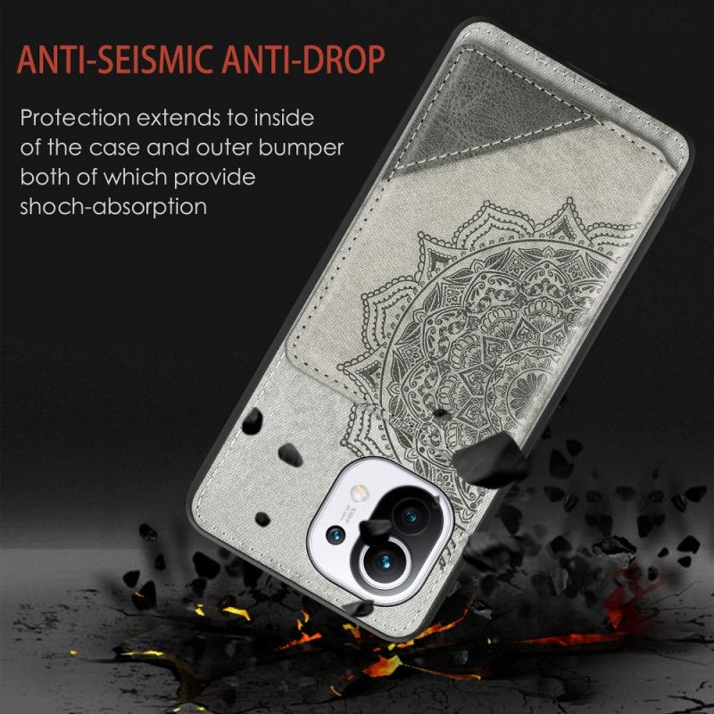 Skal Xiaomi Mi 11 Svart Multifunktionell Mandala Design