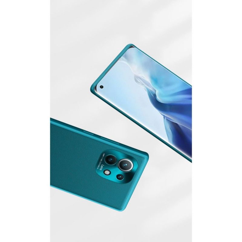 Skal Xiaomi Mi 11 Svart Prestige Lädereffekt