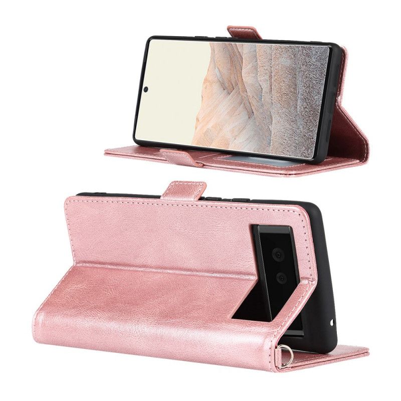 Fodral För Google Pixel 6 Dubbel Rfid-klaff