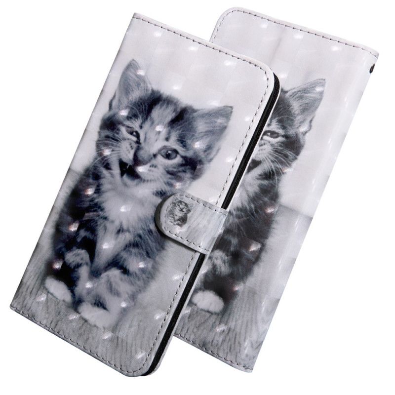 Fodral Google Pixel 6 Svartvit Katt
