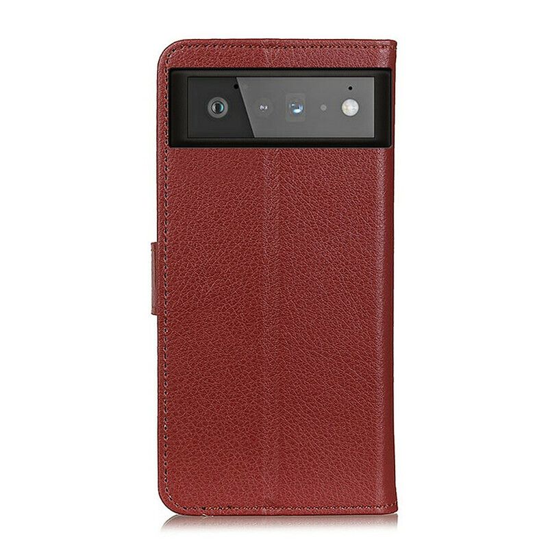 Fodral Google Pixel 6 Traditionellt Litchi