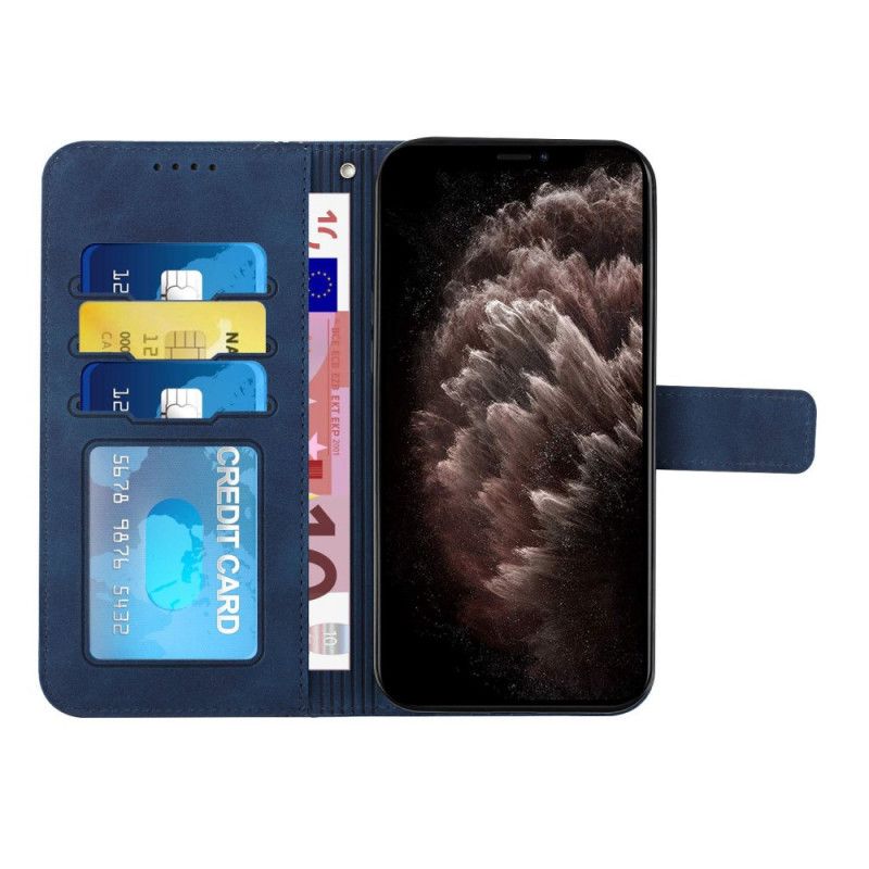 Läderfodral Google Pixel 6 Telefonfodral Leende Med Snodd